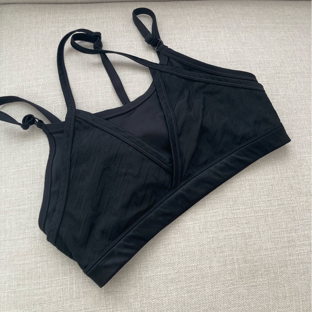 Nike black sports bra